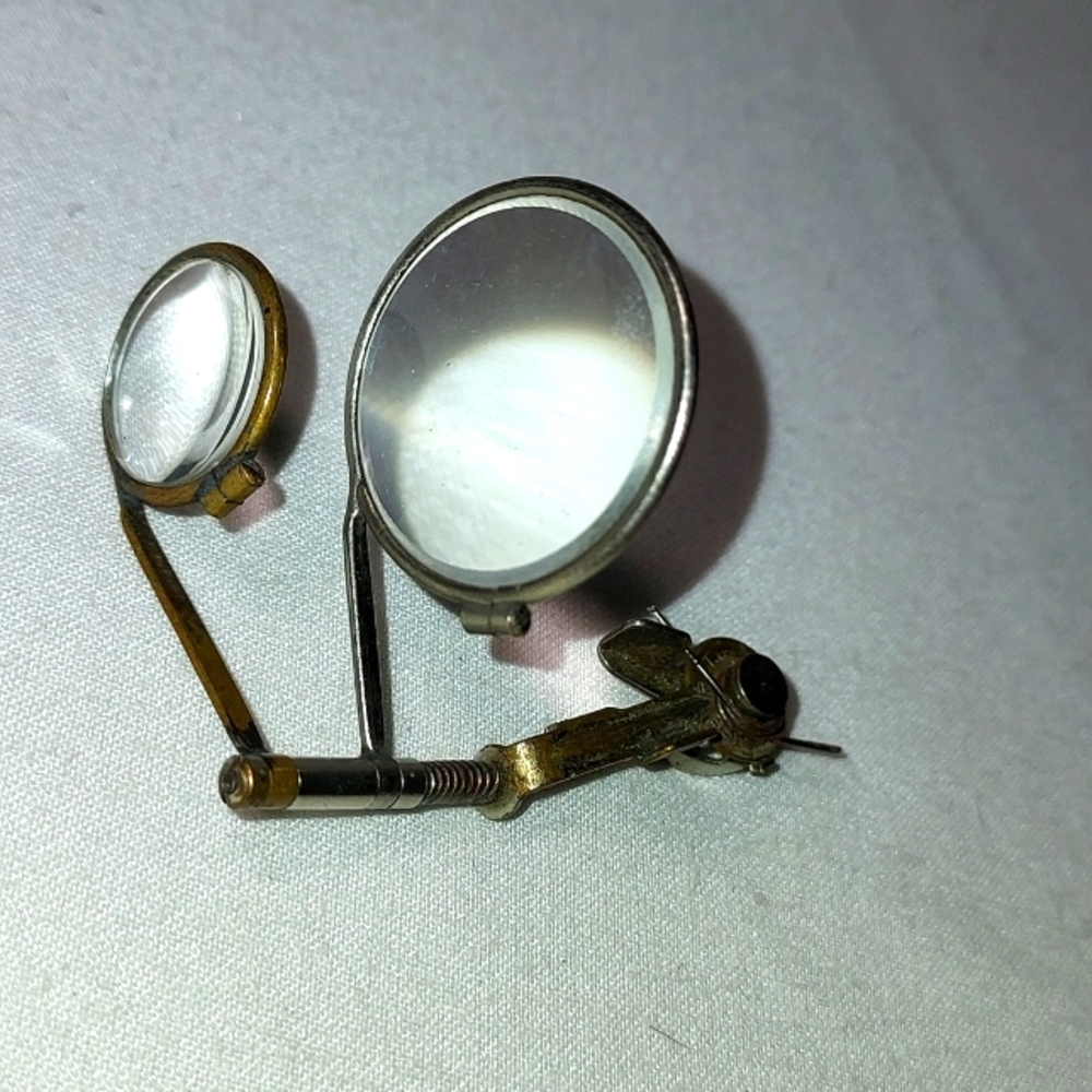 Vintage Behr Loupe Magnifying Jewelers Watchmakers Clip On Eye Glass